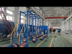 7コアアルミと銅のワイヤーのためのダブルトイストケーブルストランディングマシン